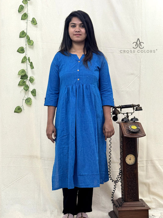 Teal Blue Kurti for Women
