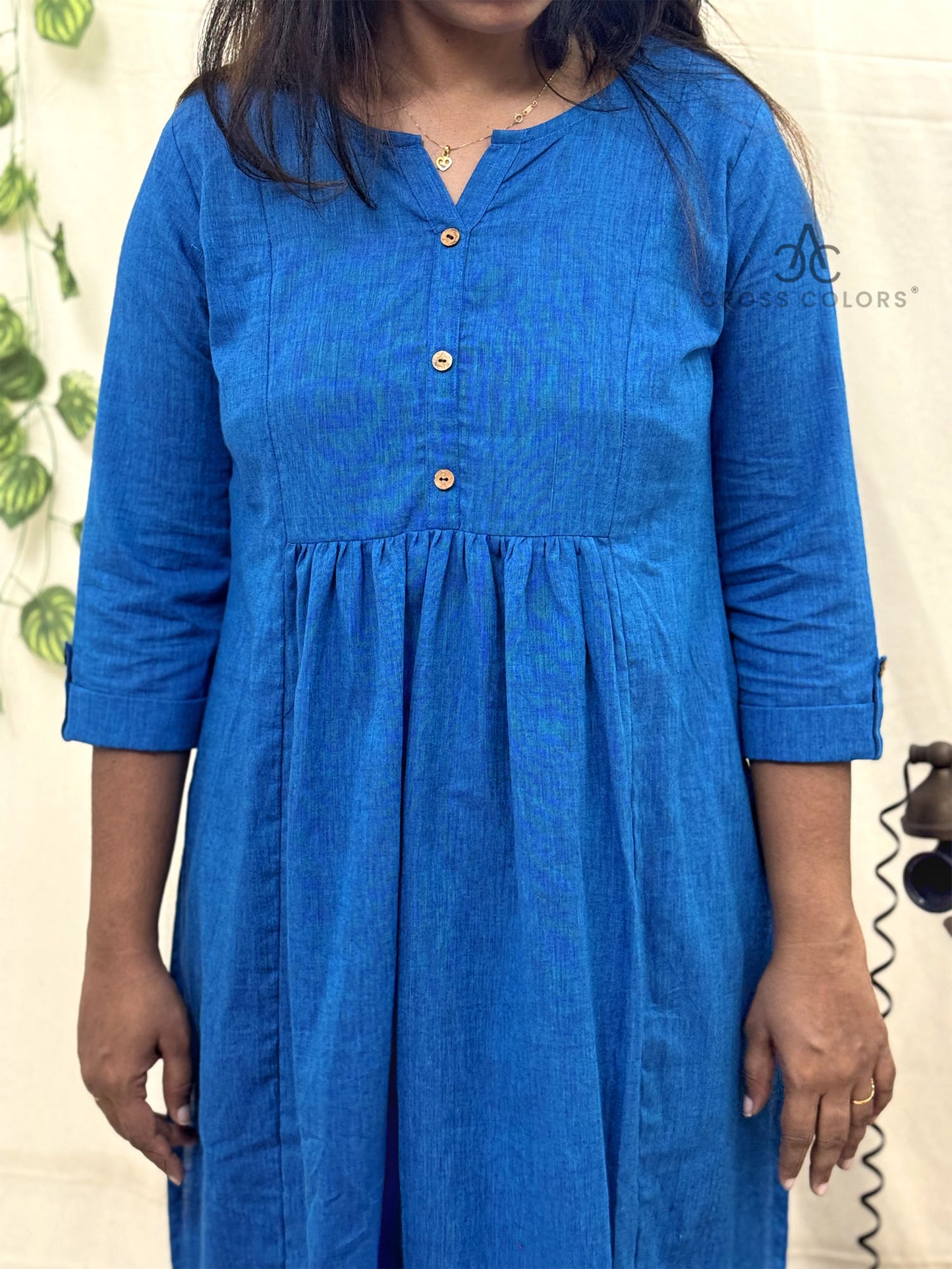 Teal Blue Kurti for Women