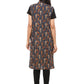 Kalamkari Long Overcoat - Blue