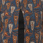 Kalamkari Long Overcoat - Blue