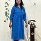 Teal Blue Kurti for Women