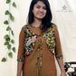 Rust Overcoat Kurti for Women