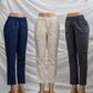 Linen plain pants